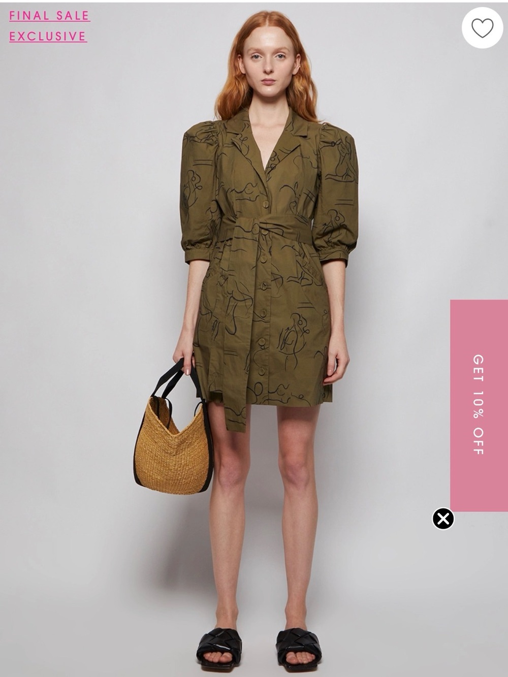 LHD Casitas Mini Green Dress